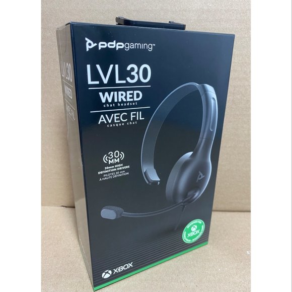 PDP LVL30 Wired Headset Noise Canceling Mic Single Sided One‎ Ear for PC Xbox - Picture 1 of 3